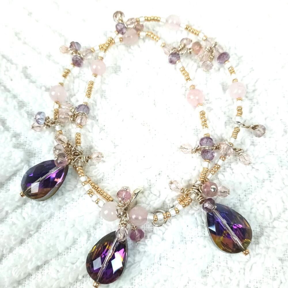 HANDMADE ~ Rendezvous Necklace 16" - Picture 2 of 5